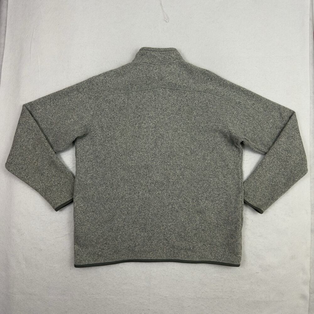 Patagonia Jacket Mens XL Gray Better Sweater Fleece 1/4 Zip Pullover Yacht Club - Picture 4 of 10